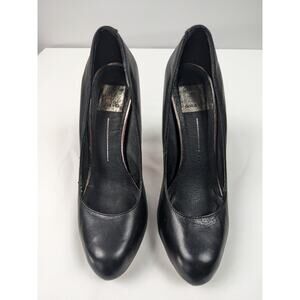 Dolce Vita Platform Heels Black Leather 8 FMP Hidden Platform Stiletto Sexy Goth